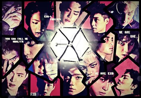 Exo Monster Wallpaper By Yuyo8812 On Deviantart