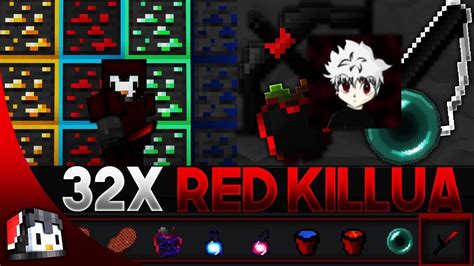 Red Killua 32x Mcpe Pvp Texture Pack Fps Friendly By Apexay Youtube