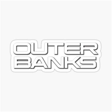Outer Banks Logo Sticker For Sale By Cheviii Redbubble