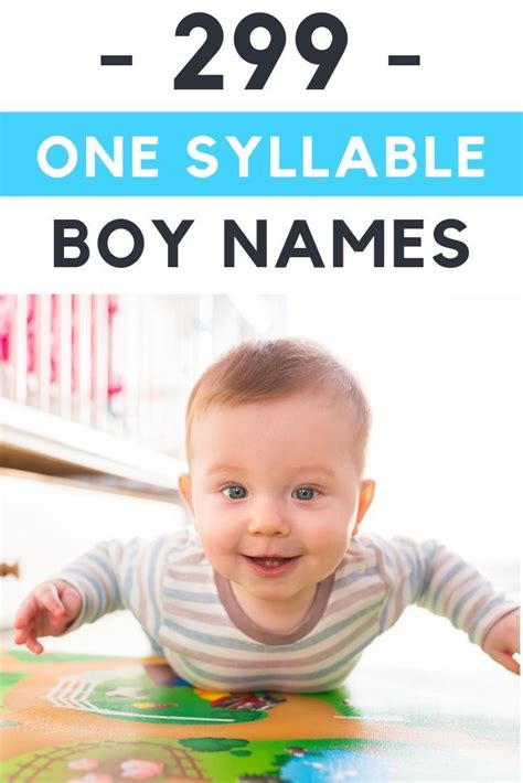 Strong One Syllable Names For Boys Youll Adore One Syllable Names