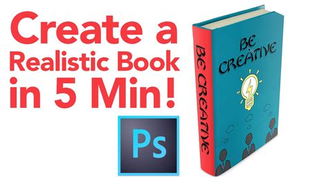 Create Realistic Book In Photoshop In 5 Minutes Youtube