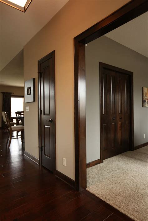 Interior Doors Dark Stained Poplar Doors And Mouldings Bayer Built