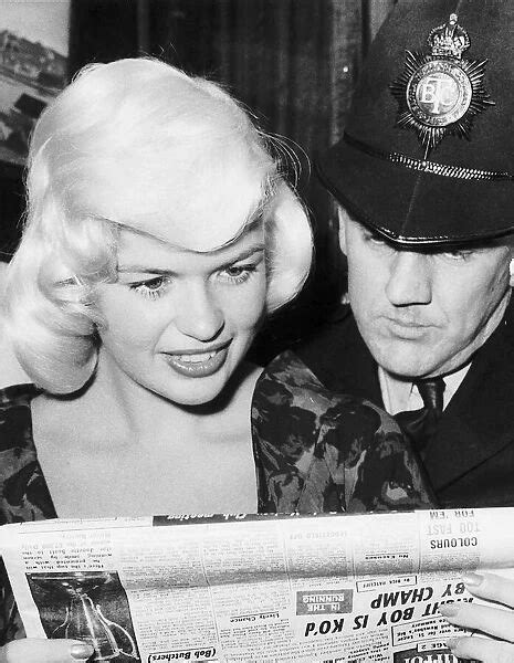 jayne mansfield actress and sex symbol reading the days