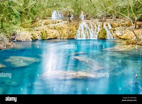 View Of Kursunlu Selalesi Waterfalls In Antalya Turkey Stock Photo Alamy