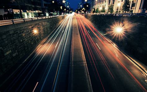 Wallpaper Sunlight Lights Street Cityscape Night Urban Reflection Road Symmetry