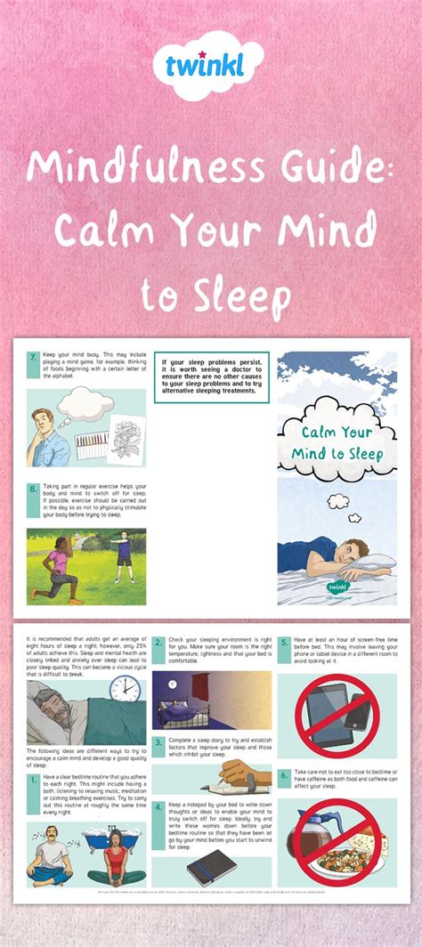 Use This Sleep Information Leaflet To Find Out Different Tips And Ideas
