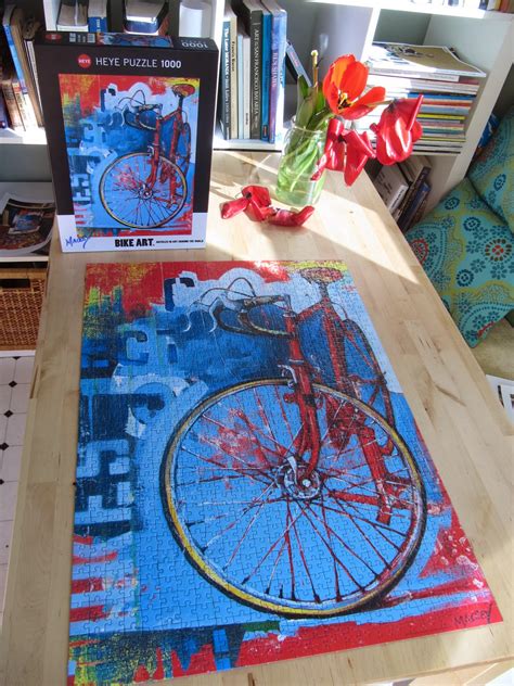 Catherine Mackey Art News Bicycle Jigsaw Puzzle