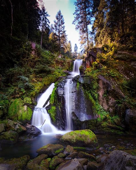 Expose Nature Triberg Waterfall Black Forest Germany Oc 1184x1482