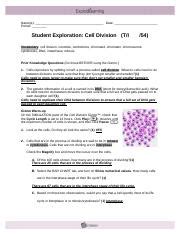Some of the worksheets displayed are student exploration stoichiometry gizmo answer key pdf, meiosis and mitosis answers work, honors biology ninth grade pendleton. Activity A Phases of the cell cycle Get the Gizmo ready ...