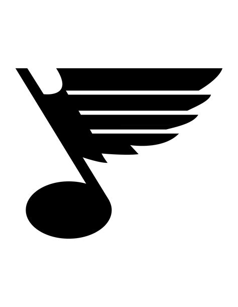 NHL Hockey: St Louis Blues (Pumpkin Stencil - Pumpkin Pattern - Pumpkin