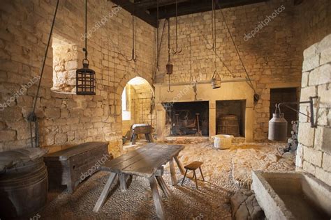 Medieval Castle Kitchens Medieval Kitchen Stock Editorial Photo