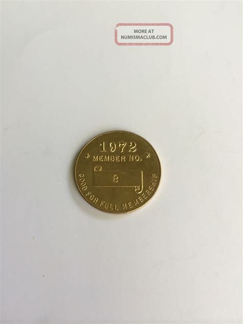 Vintage 1974 National Token Medal And Exonumia Collectors Jamboree