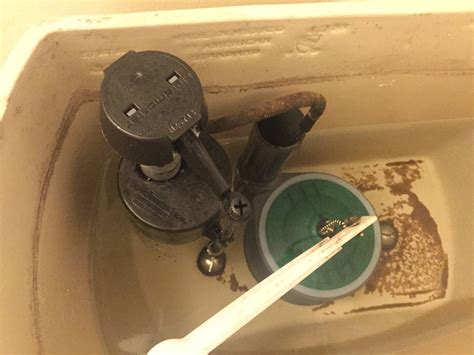 Der Toilettentank F Llt Sich Nachdem Das Absperrventil Ausgeschaltet Ist Und Das Fluidmaster