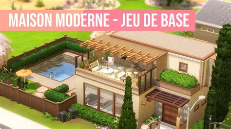 Chit Chat Maison Moderne Jeu De Base Dans Les Sims YouTube