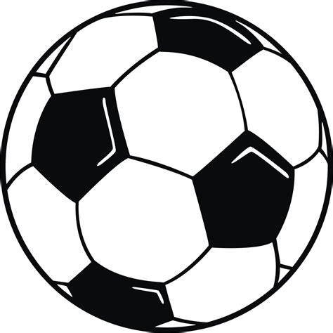 A Black And White Soccer Ball On A White Background