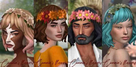 Sims 4 Cc Wedding Flower Crown Best Flower Site