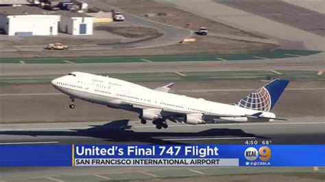 United S Final 747 Flight Youtube