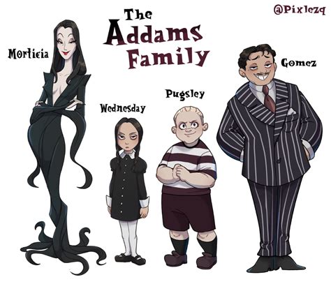 The Addams Family Is Featured In This Cartoon