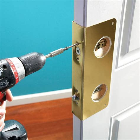 Install Door Reinforcement Hardware Home Security Tips Security Door