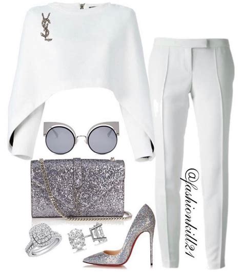 Ig•fashionkill21 Callher Sassy All White Outfit White Outfits Classy Outfits White Fashion
