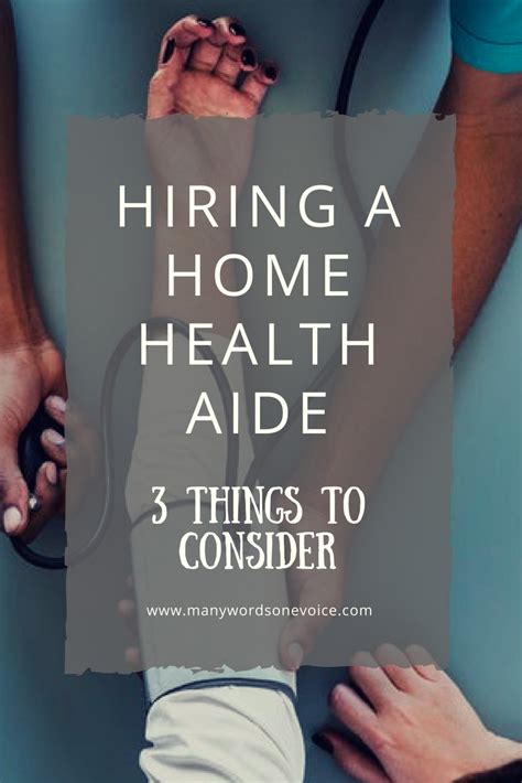 Hiring A Home Health Aide 3 Things To Consider Home Health Aide