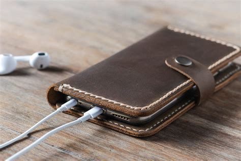 Iphone 7 Leather Wallet Case W Closure Joojoobs
