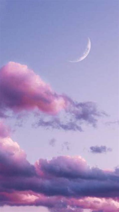 Cute Purple Aesthetic Wallpaper Clouds