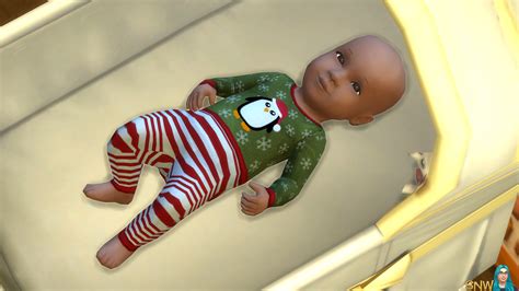 Baby Penguin Christmas Outfits Sims Baby Sims 4 Toddler Sims 4
