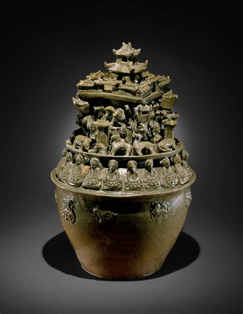 Funerary Urn Hunping China Western Jin Dynasty 265316 The
