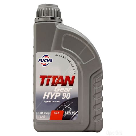 Fuchs Titan Gear Hyp 90 Hypoid Gear Oil Gl5 80w 90 Gl 5 80w90 1 Litre