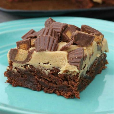 Reeses Peanut Butter Cup Brownies Recipe Perfect Chocolate Chip