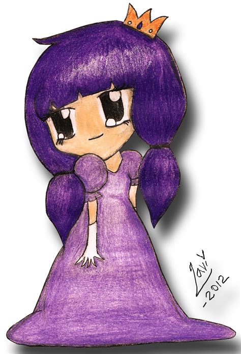 Purple Chibi Princess By Lavindyer On Deviantart