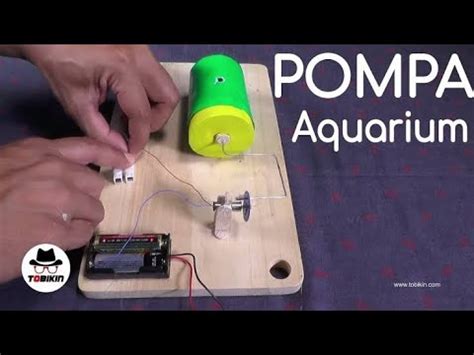 Cara membuat pompa air 12 volt dari dinamo. Cara membuat Aerator sendiri dari barang bekas - YouTube