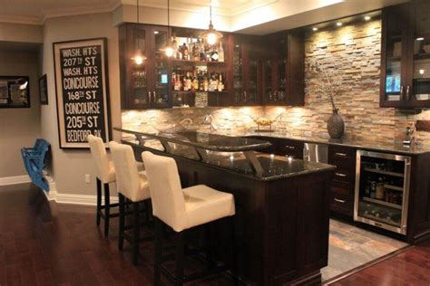 An Incredible Contemporary Luxury Home Bar With Glass Faced Cabinetry