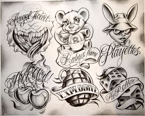 Gangster Cartoon Tattoo Designs Gangster Cartoon