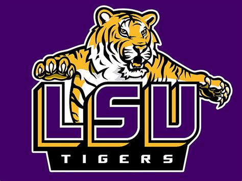 HD Wallpaper LSU Tigers Football LSU Tigers Logo Sports Purple