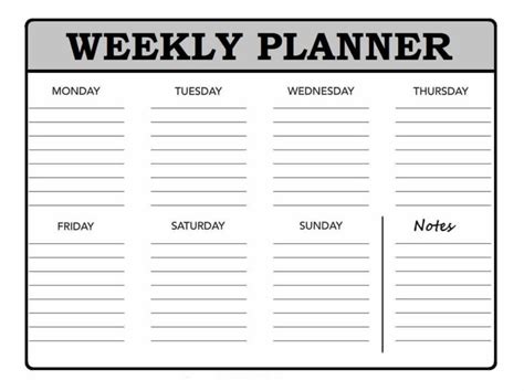 2022 Printable Weekly Planner Free Template Pdf