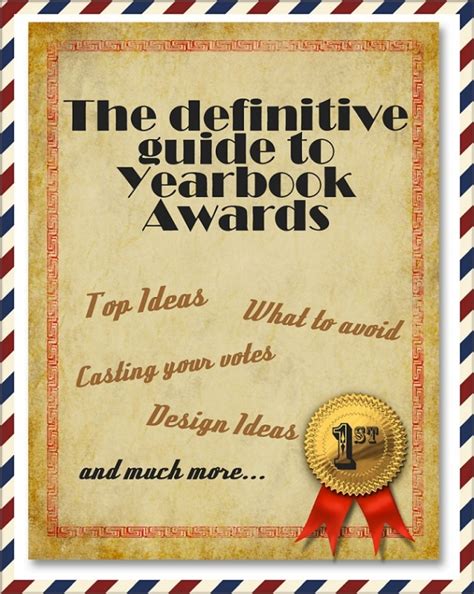 The Definitive Guide To Yearbook Awards Allyearbooks Blog