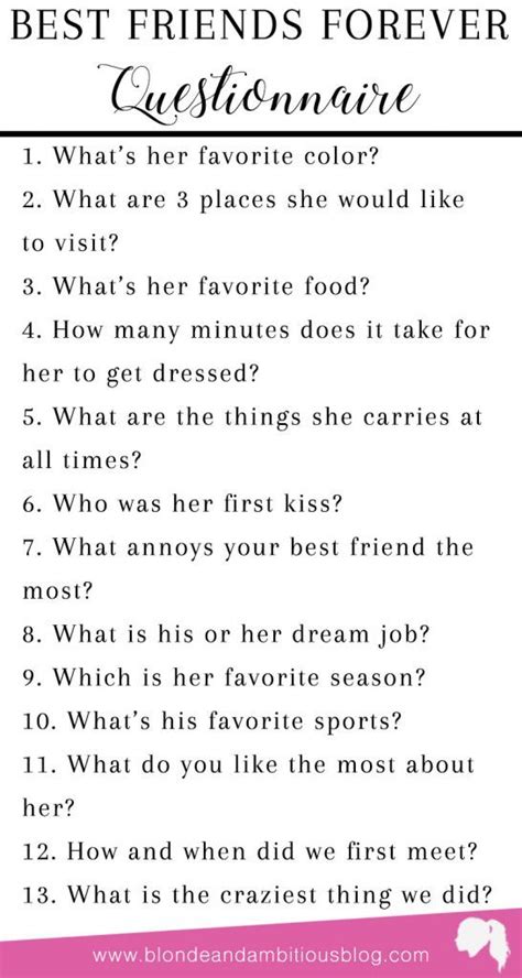 Best Friend Questionnaire Taylor Lately Birthday Quotes For Best