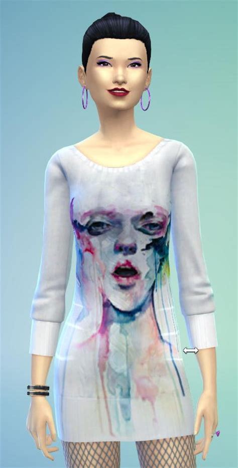 Watercolors Clothes Collection By Fuyaya At Sims Artists Sims 4 Updates