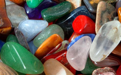 Beautiful Stones In Different Colors Colorful Hd Wallpaper