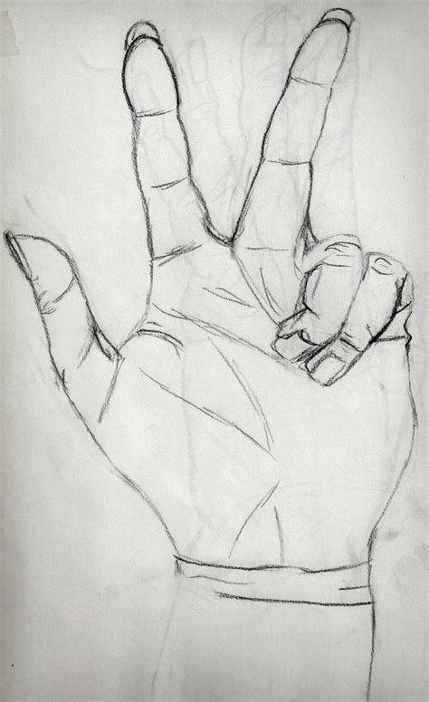 Hand Sketch Peace Sign By Respect Knuckles On Deviantart