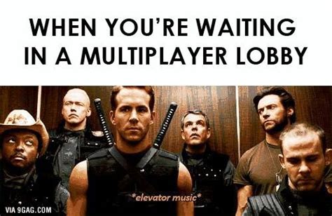 Waiting In A Multiplayer Lobby Be Like Funny Video Game Memes Funny