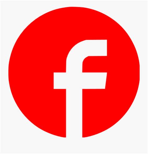 Facebook Logo Red Png