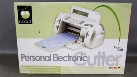 Cricut 29 0001 Provo Craft Manual Personal Cutter Electronic Die