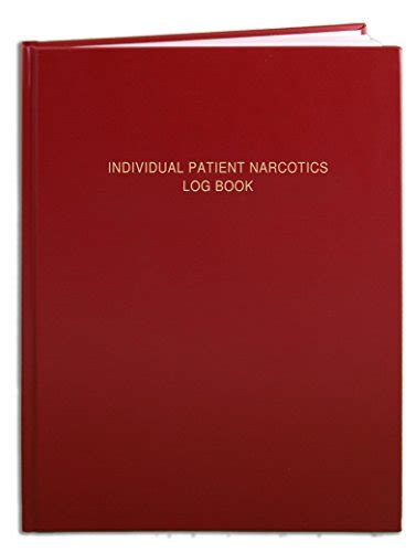 Bookfactory Individual Patient Narcotics Log Bookpatients Narcotic