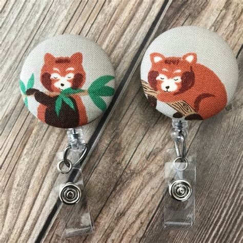 Peyton The Red Panda Enamel Pin Kawaii Red Panda Pin Cute Etsy