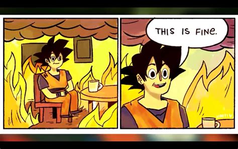 This Is Fine Meme Template