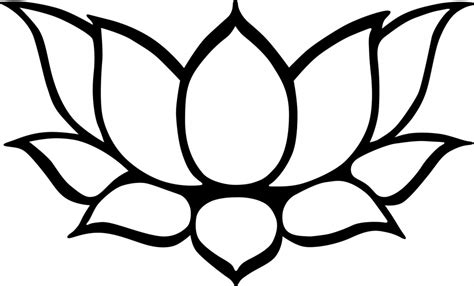 Lotus Flower Drawing Simple At Getdrawings Free Download