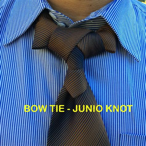 Bow Tie Junio Knot Created By Noel Junio Cool Tie Knots Neck Tie